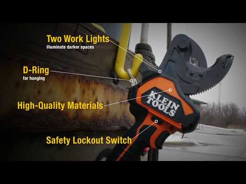 Klein Tools Battery-Operated EHS Closed-Jaw Cable Cutter