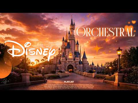 disney orchestral music to heal your soul 🌅 main street sunset ambiance