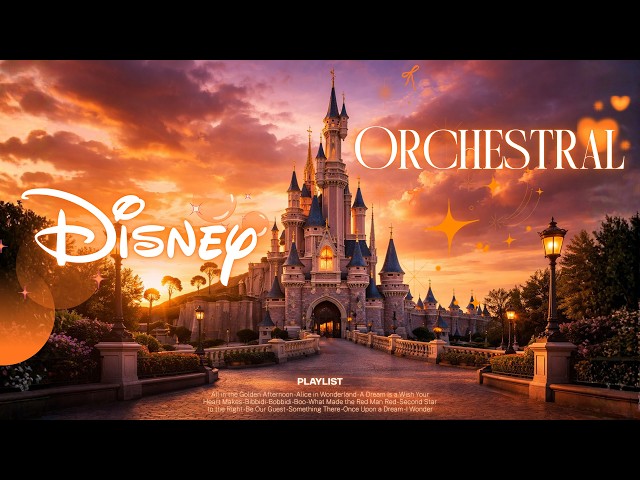 disney orchestral music to heal your soul 🌅 main street sunset ambiance SDDEFAULT Thumbnail