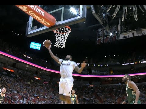 James Johnson One-Handed Putback Dunk vs. the Bucks | 01.21.17