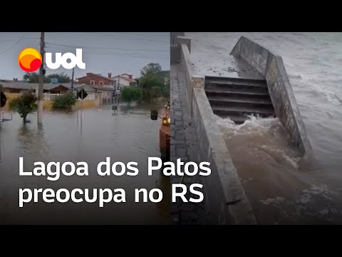 Chuvas no Rio Grande do Sul: nível da Lagoa dos Patos vira maior preocupação no RS