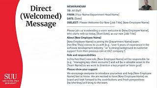 MGMT2020 W5D1 Memos