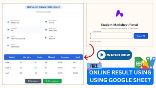 Online Result using Google Sheet & Appscript | C40