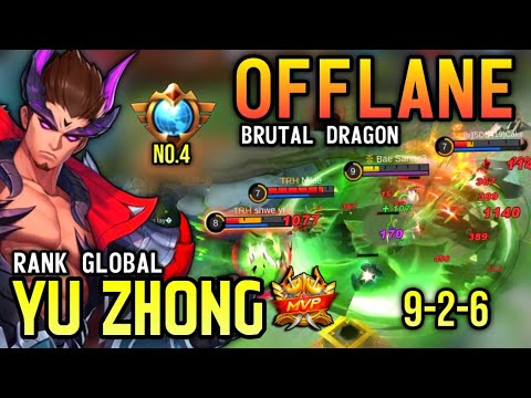 YU ZHONG BEST BUILD 2021 | TOP GLOBAL YU ZHONG GAMEPLAY | MOBILE LEGENDS✓