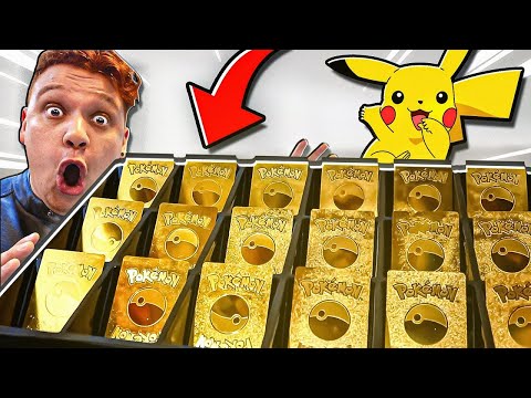 MINHA COLEÇÃO MILIONÁRIA DE POKÉMON GOLD! - 1 HORA