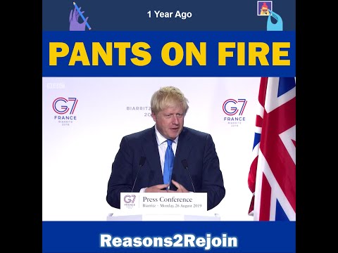 Boris Johnson tells whopper of a lie