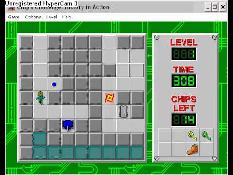 Chip's Challenge - JoshL2 Set Level 1 Solution [245 seconds]