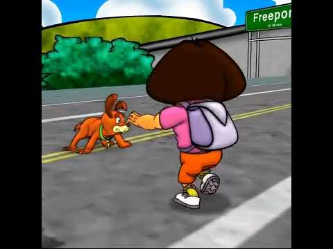 Dora Gets hit by car MEME  🤣