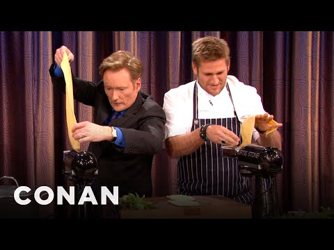 Conan Learns To Make Pasta With Curtis Stone | CONAN on TBS