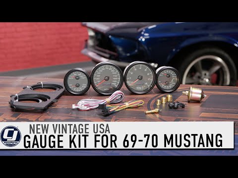 Hot Restomod Gauge Cluster For Your 1969-1970 Mustang from NVU 🔥