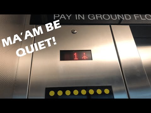 The Annoying Montgomery/Kone Scenic Traction Elevators - Mart Parc Wells Garage in Chicago, IL