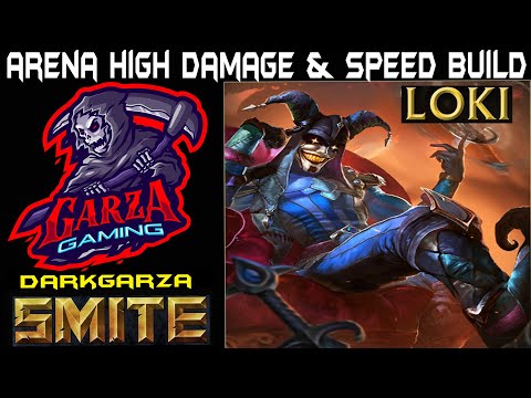 Smite Arena Season 8 Crazy Good Loki High Damage & Speed Build (Beginner Friendly Build)