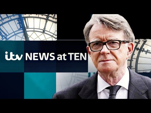 Police review Lord Peter Mandelson's alleged government misconduct: Watch Monday's ITV News at Ten