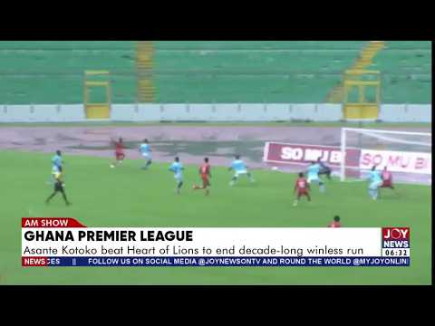 Ghana Premier League: Asante Kotoko beat Heart of Lions to end decade-long winless run | AM Sports