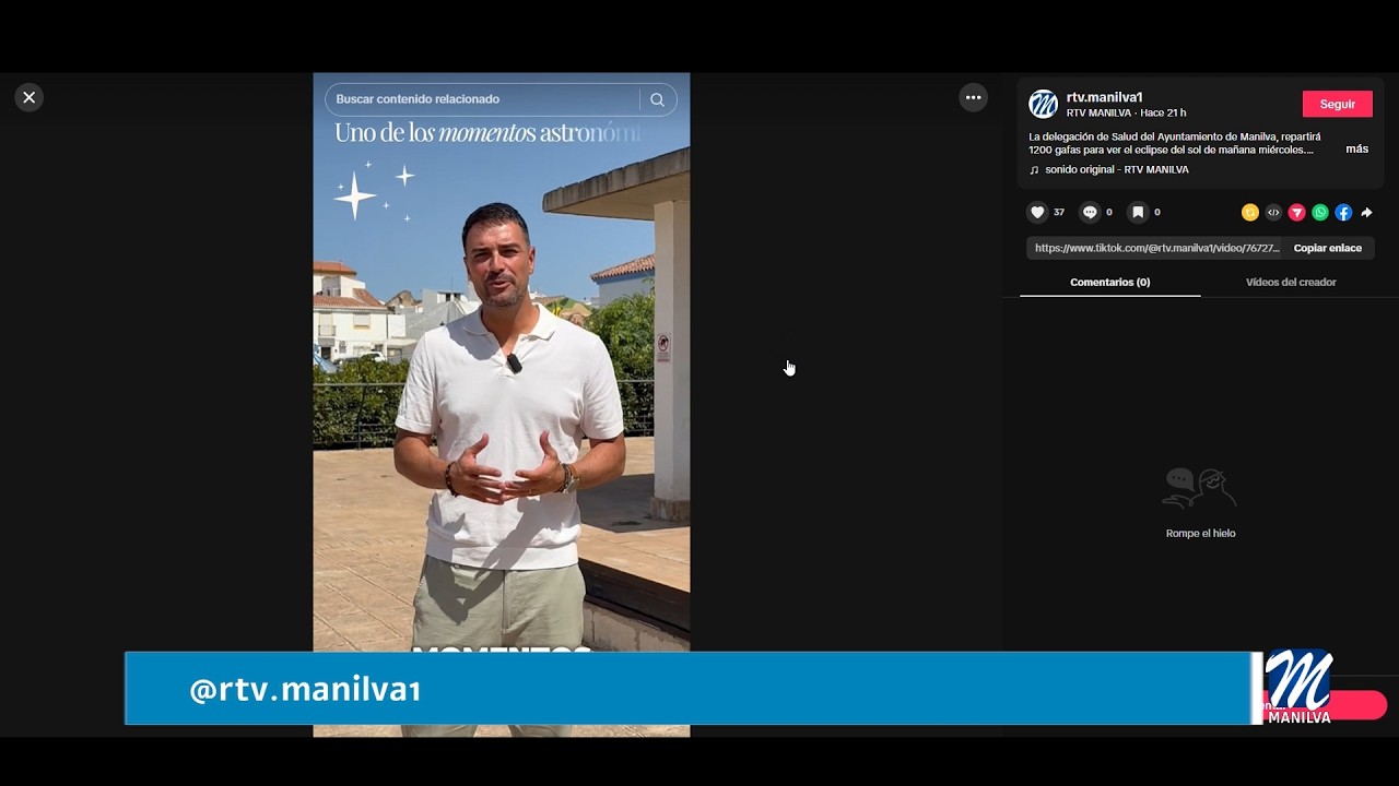 RTV Manilva estrena perfil en TikTok RTV Manilva estrena perfil en TikTok