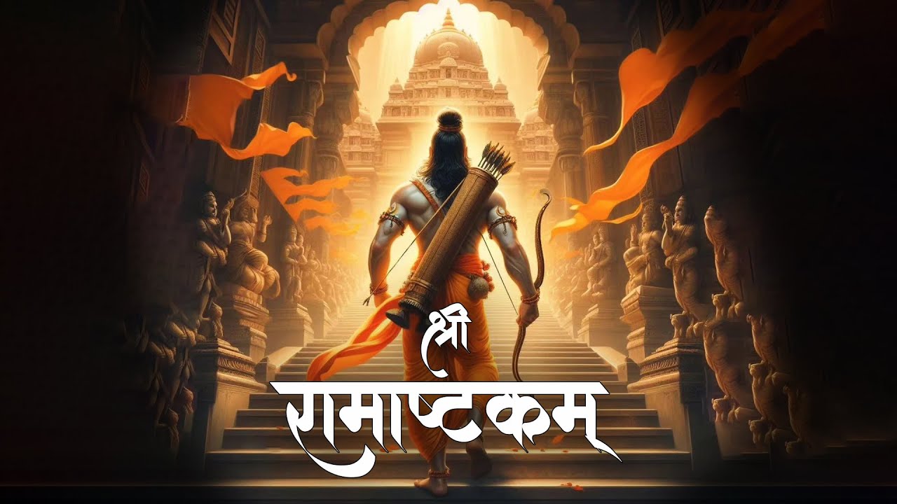 Shri Ram Ashtakam With Lyrics | श्री राम अष्टकम् | Kritarthadev Vandanam