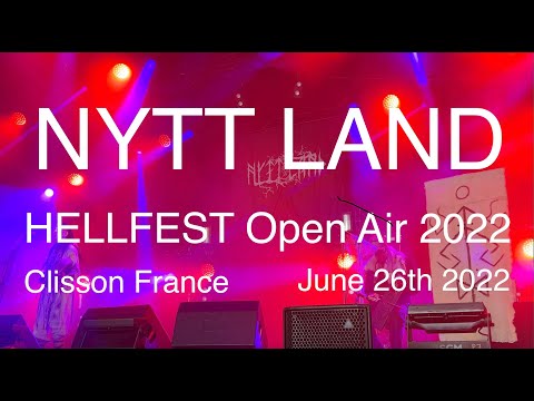 NYTT LAND Full Live Concert 4K @ Hellfest Open Air 2022 Clisson France June 26th 2022