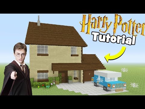Minecraft Tutorial: How To Make Harry Potters House "Number 4 Privet Drive"
