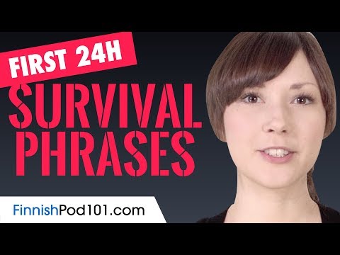 All The Finnish You Need for Your First 24 Hours in Finland