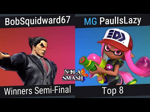 BobSquidward67 (Kazuya) vs PaulIsLazy (Inkling) - Winners Semi-Final - NOLA Smash Weekly #345