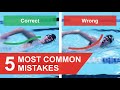 FREESTYLE SWIMMING: 5 MOST COMMON MISTAKES