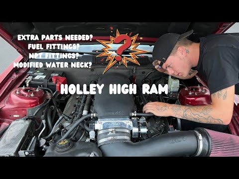 New Holley High Ram On 5.0 Mustang!