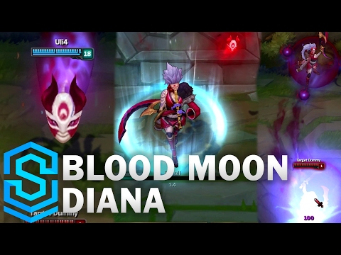 Blood Moon Diana Skin Spotlight - League of Legends