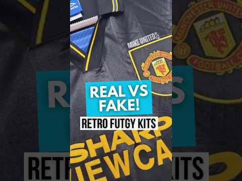Real vs Fake - side-by-side comparison of a fake from Futgy with the 30 year-old original