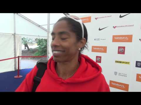 Sainsbury's British Champs Triple Jump - Yamile Aldama