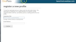 WestlawNext Registration and Study Aids