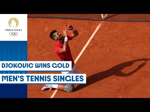 Novak Djokovic wins gold in Men's Tennis Singles 🥇 |  Paris 2024 Highlights