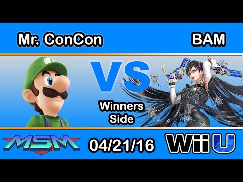 MSM 42: SCB Mr. ConCon (Luigi) Vs. Bam (Bayo) Winners Side - Smash Wii U