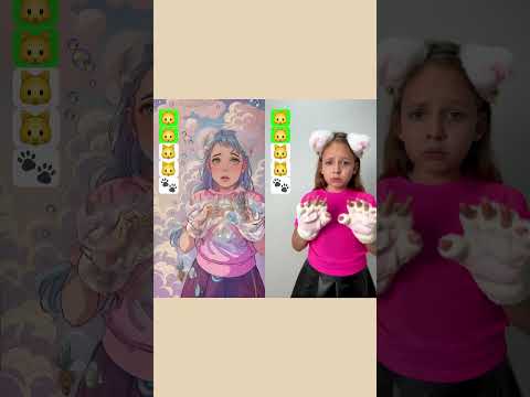 Meow Meow Simple Tutorial Cat Dance #shorts by Anna Kova