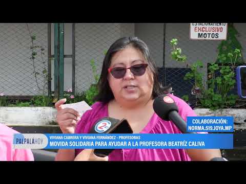 Movida solidaria para ayudar a la profesora Beatriz Caliva en Palpalá
