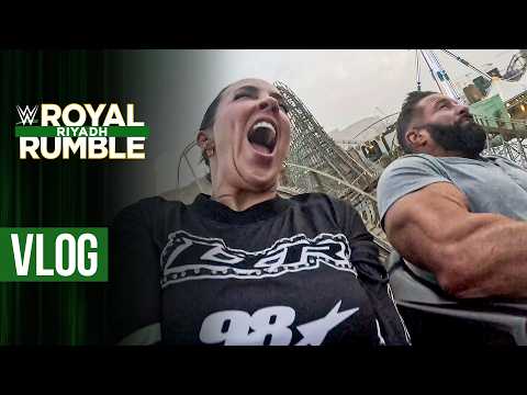 Rhea Ripley & more Superstars ride the world’s fastest roller coaster: Royal Rumble 2026 Vlog