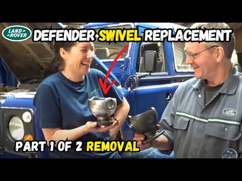 LAND ROVER SWIVEL REPLACEMENT (PART 1 of 2) REMOVAL with Rob & Vic #landrover rover