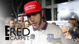 Sacha Baron Cohen Talks Donald Trump Getting AIDS?! | Live from the Red Carpet | E! News