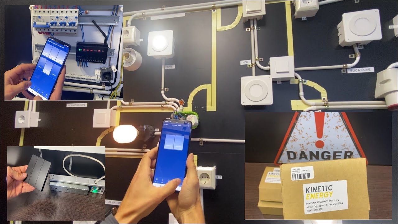 Intrerupatoare si controllere wireless de la KINETIC ENERGY