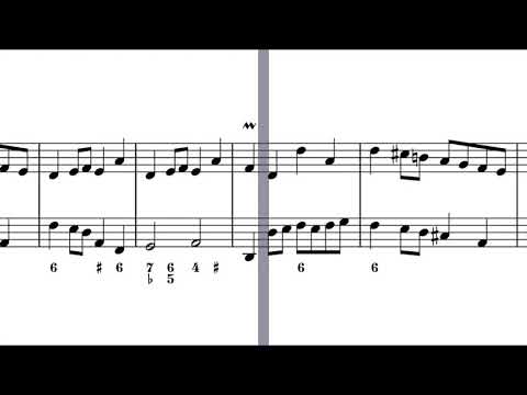 Louis-Antoine Dornel - Marche des Épicuriens w/ scrolling score