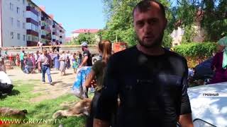 Мэрия Грозного организовала благотворительную акцию по раздаче жертвенных животных