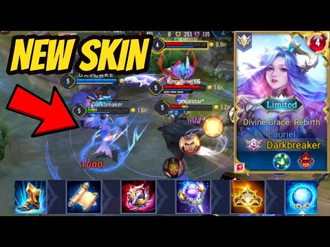 LAURIEL NEW SKIN DIVINE GRACE REBIRTH | AoV | 傳說對決 | RoV | Liên Quân Mobile