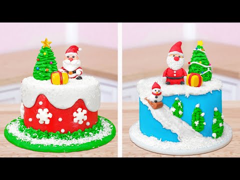 1000+ Best Miniature Christmas Cake Recipe Decorating 🎄🎅 Holiday Cake Ideas By Mini Cakes