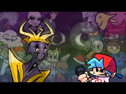 FNF' Starecrown - Stare, but every turn, another character sings it.