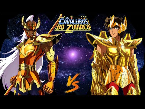 Krishna de Chrysaor vs Aioros de Sagitário - Os Cavaleiros do Zodíaco: Alma dos Soldados