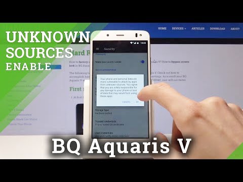 How to Enable Unknown Sources in BQ Aquaris V - Install Unknown Apps