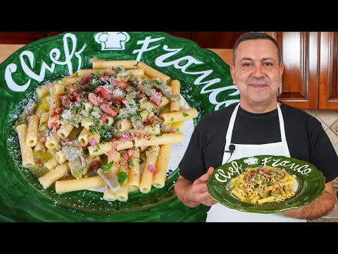 PASTA con CARCIOFI e SPECK - La Ricetta VELOCE e SAPORITA