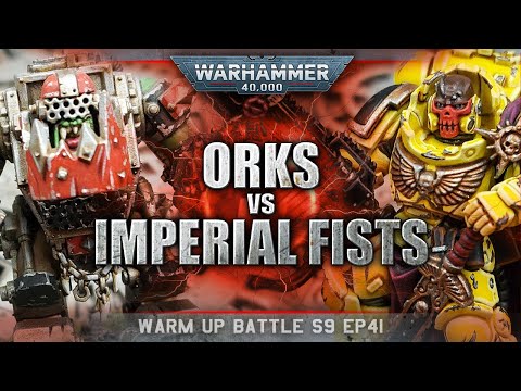 Orks vs Imperial Fists Warhammer 40k Battle Report 9th Edition 600pts S9EP41 THE KILLERZ!