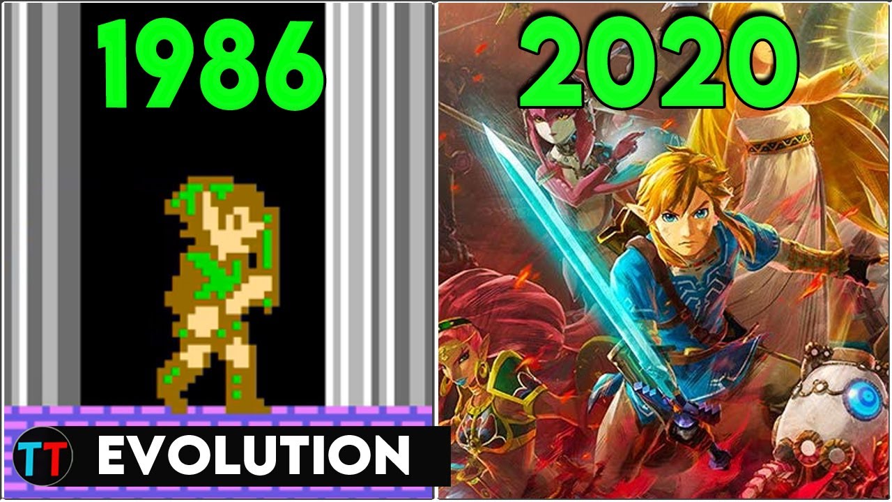【ゼルダの伝説】Zelda 進化の軌跡 【ゼルダ無双 厄災の黙示録 までのシリーズ歴代作品ダイジェスト】 | Evolution of Zelda Game