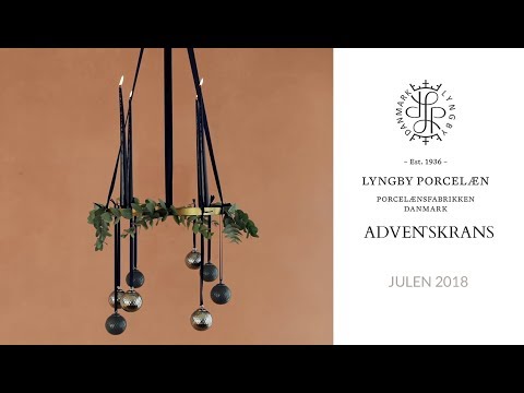 Lyngby porcelæn: Adventskrans