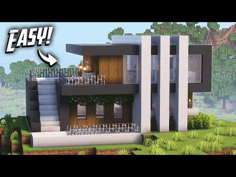 Minecraft: How To Build A Large Modern House Tutorial (#56)